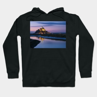 Mont St Michel Lights at Night Hoodie